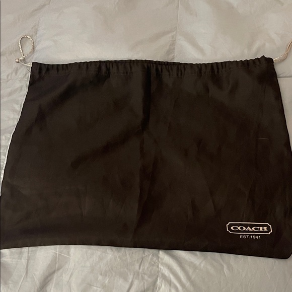 Coach Brown Large Dust  Bag 15x19 - Picture 1 of 3
